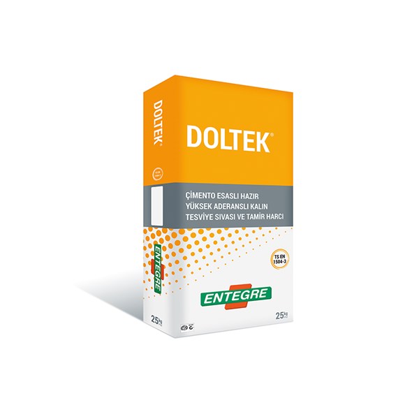 Entegre Doltek Çimento Esaslı Kalın Tesviye ve Tamir Harcı